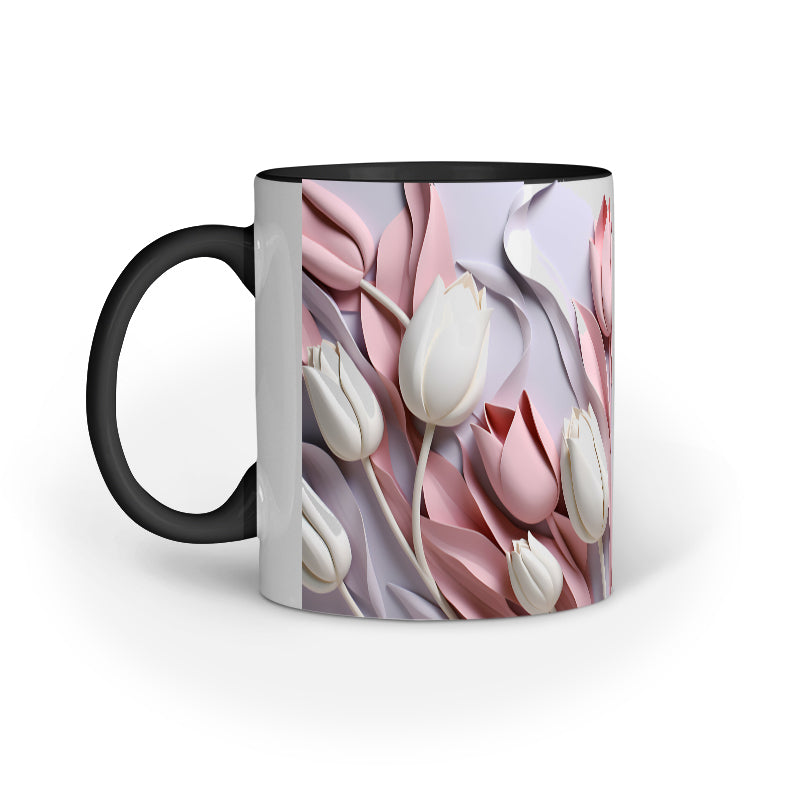 3D Tulip Flower Mug