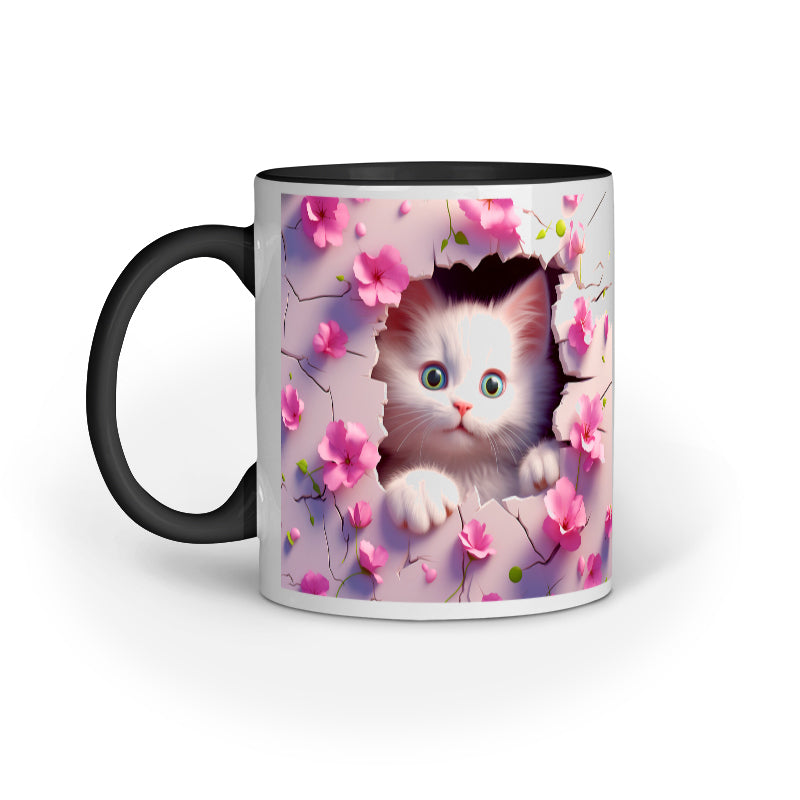 3d Animal cat mug