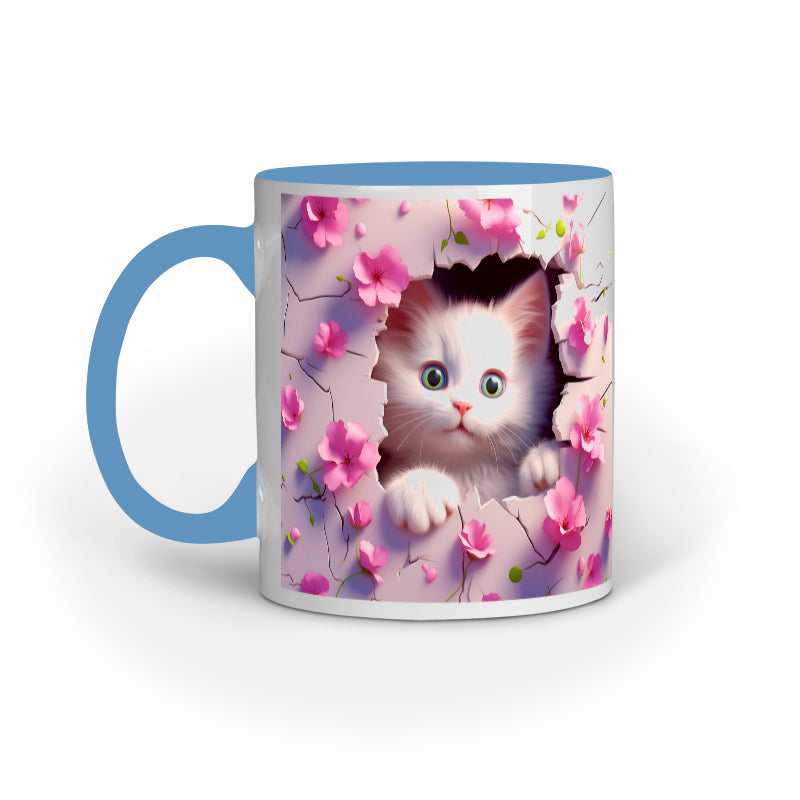 3d Animal cat mug