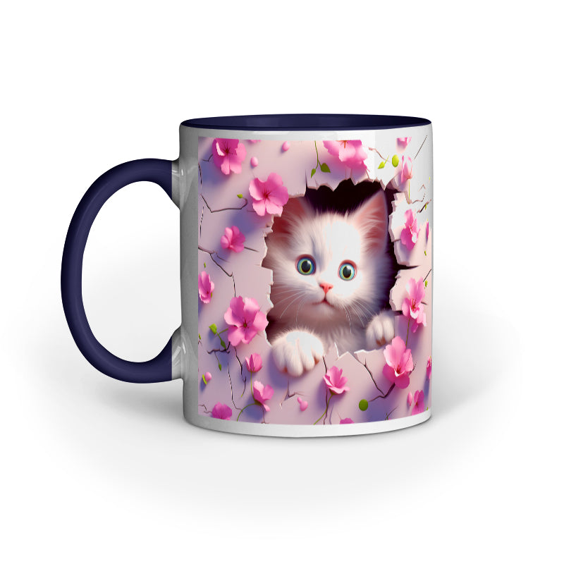 3d Animal cat mug