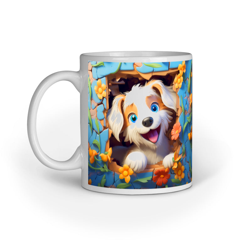 3d Animal dog mug