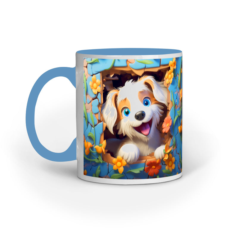 3d Animal dog mug