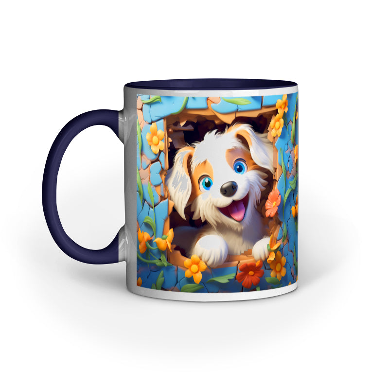 3d Animal dog mug