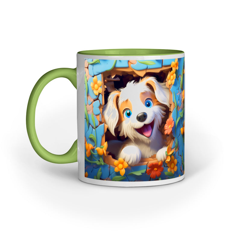 3d Animal dog mug