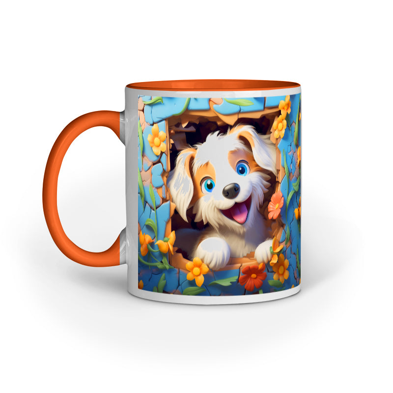3d Animal dog mug