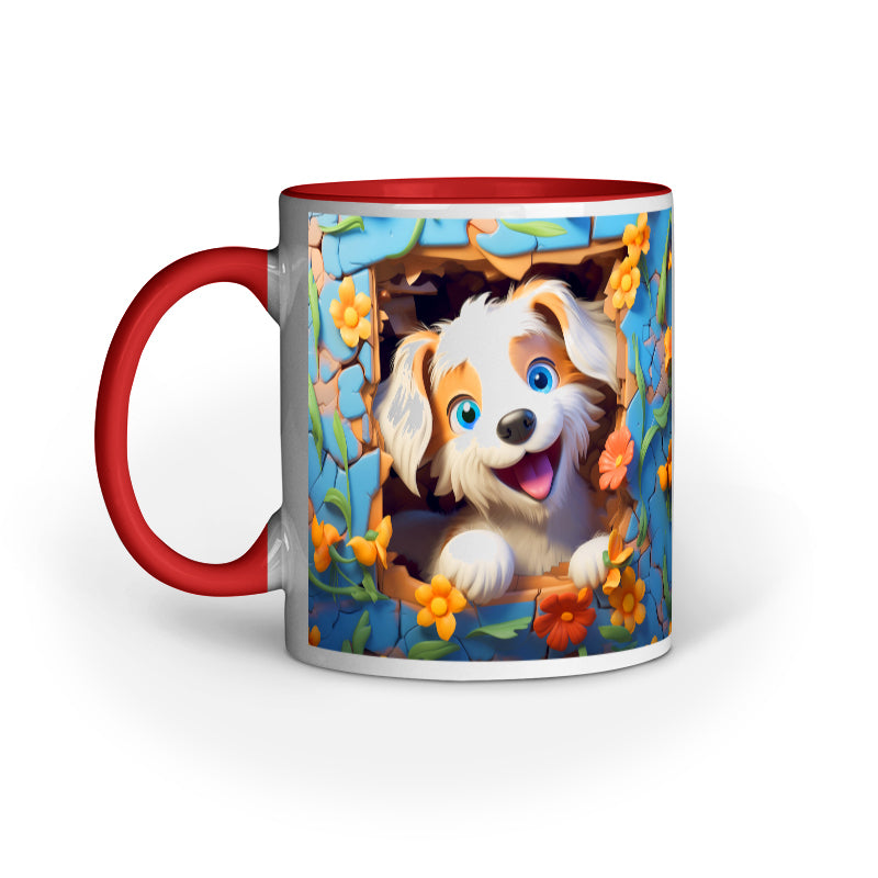 3d Animal dog mug