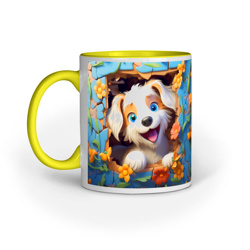 3d Animal dog mug