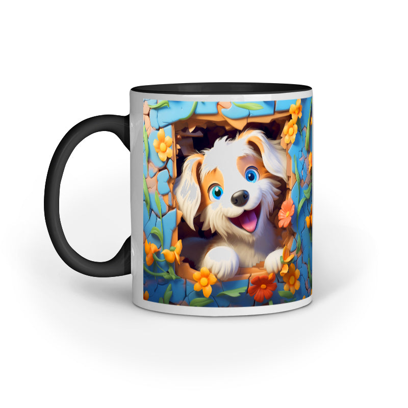 3d Animal dog mug