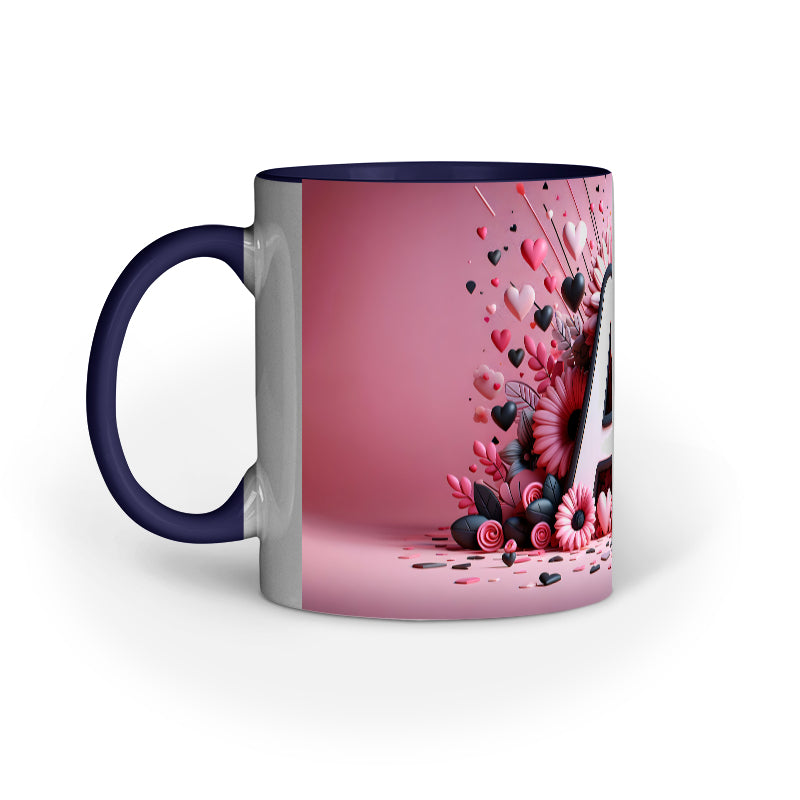 Valentine Alphabet A Mug