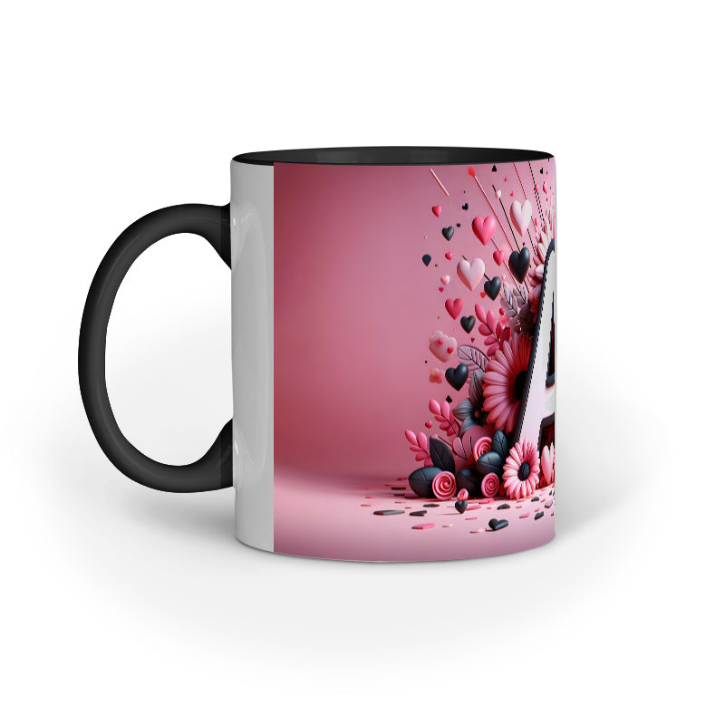 Valentine Alphabet A Mug