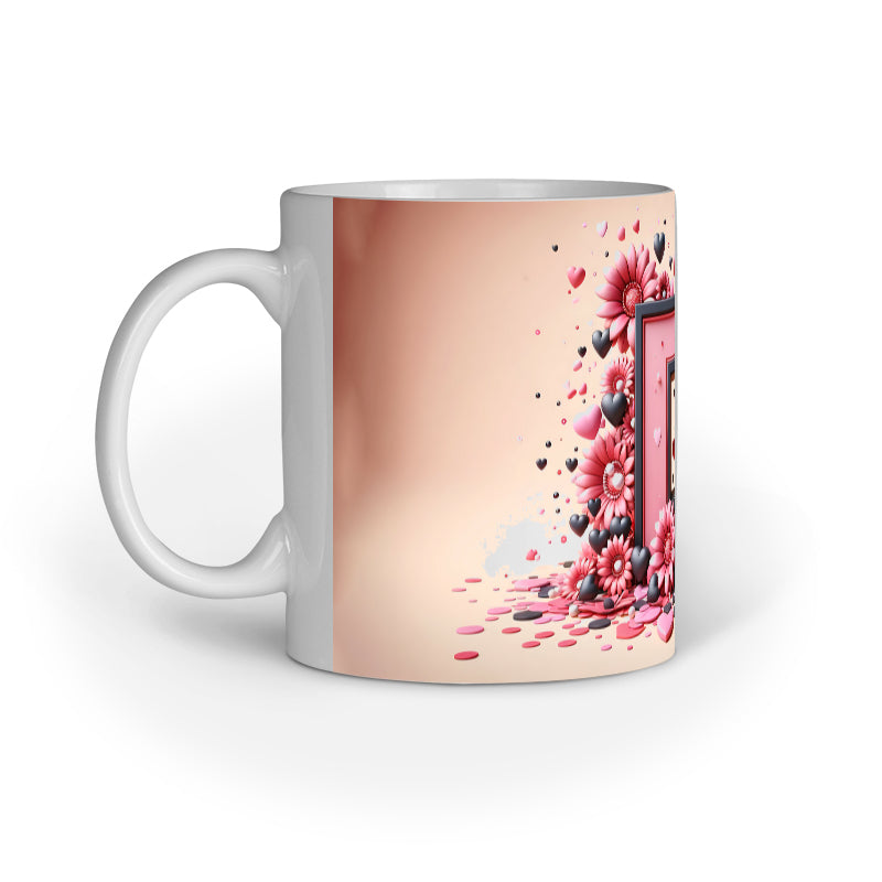Valentine Alphabet D Mug