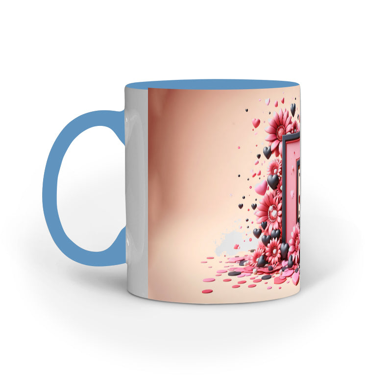 Valentine Alphabet D Mug