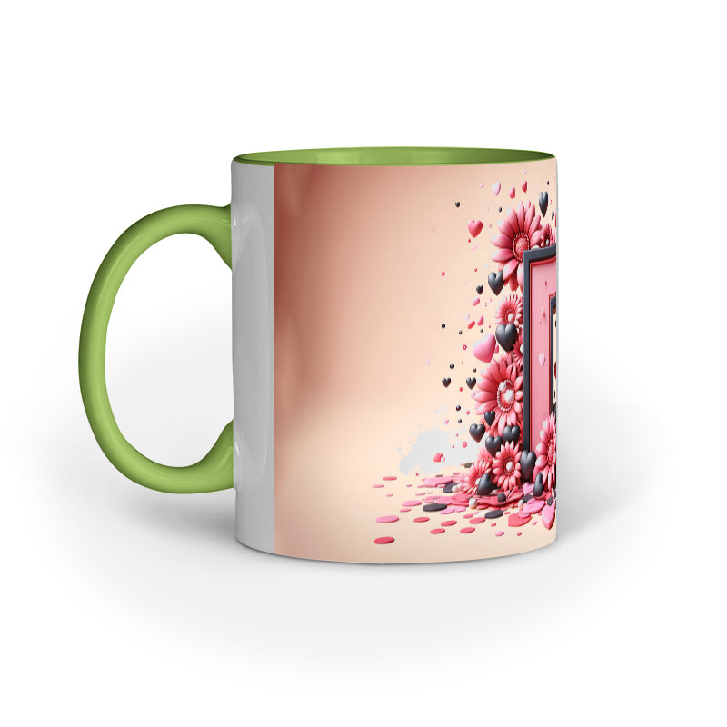 Valentine Alphabet D Mug