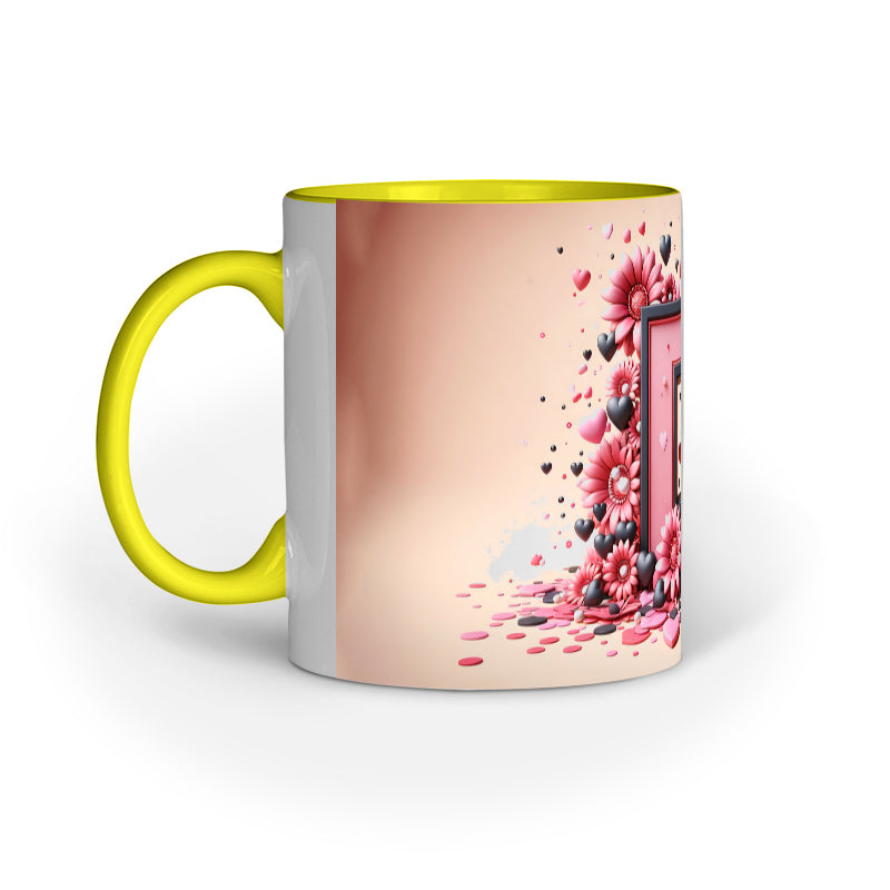 Valentine Alphabet D Mug