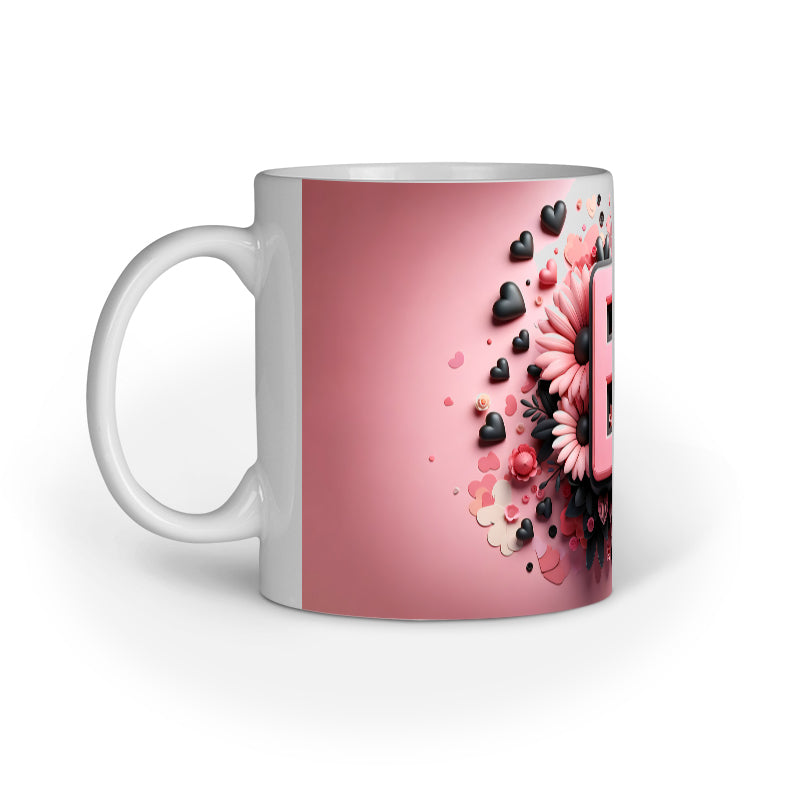 Valentine Alphabet E Mug