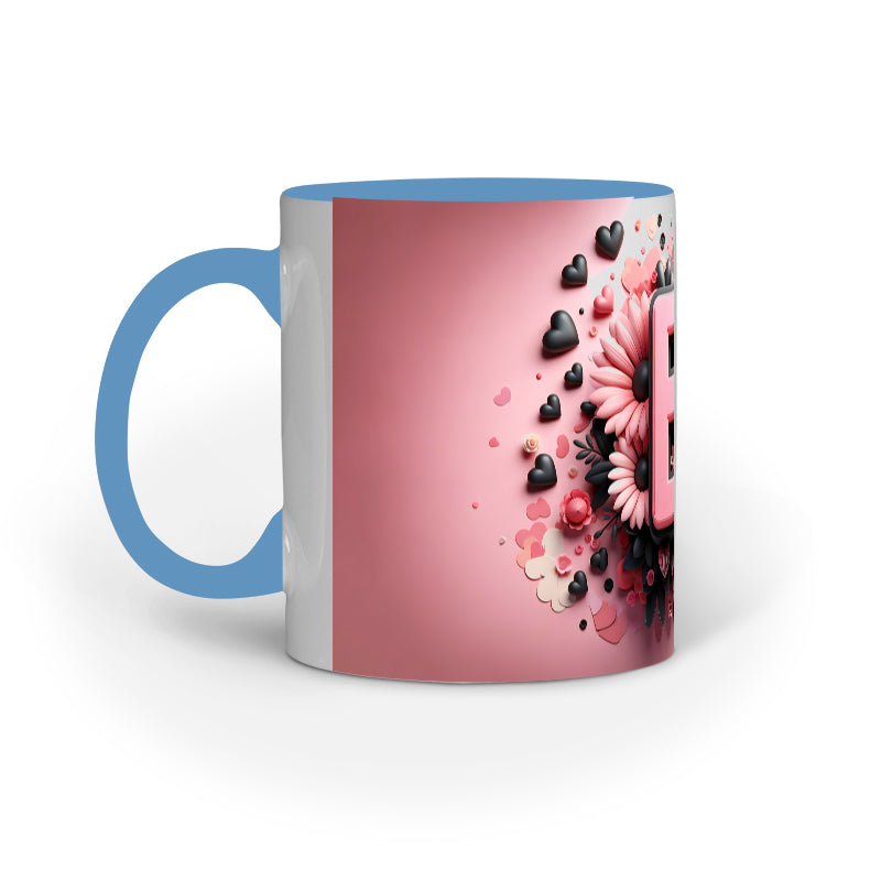 Valentine Alphabet E Mug