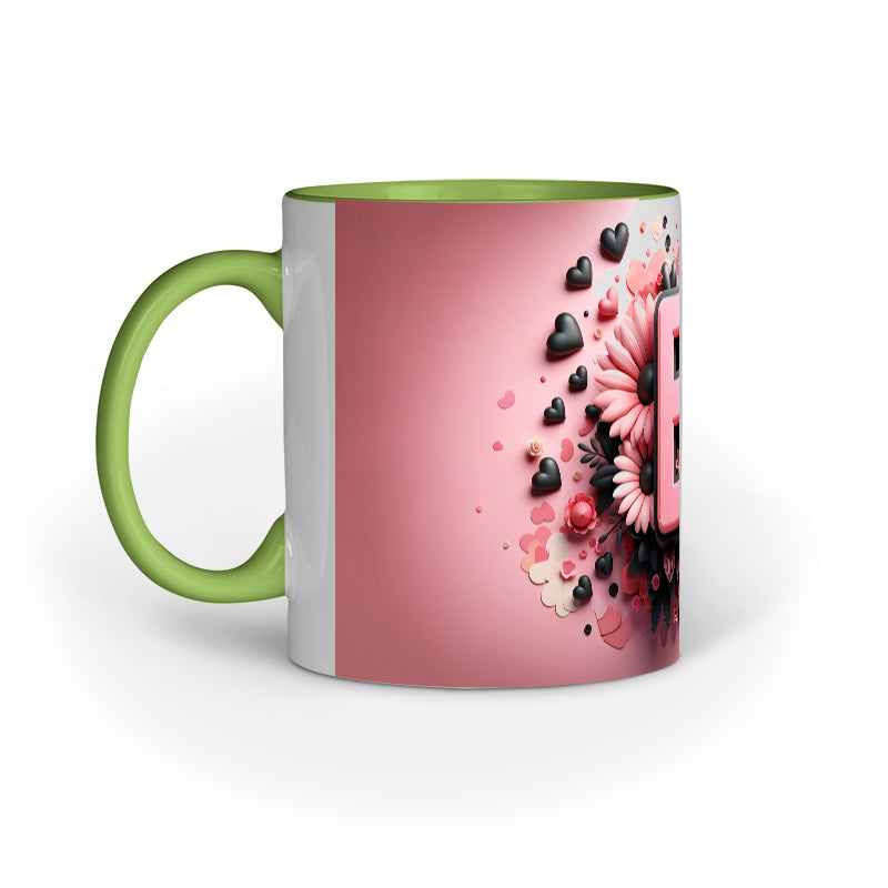 Valentine Alphabet E Mug
