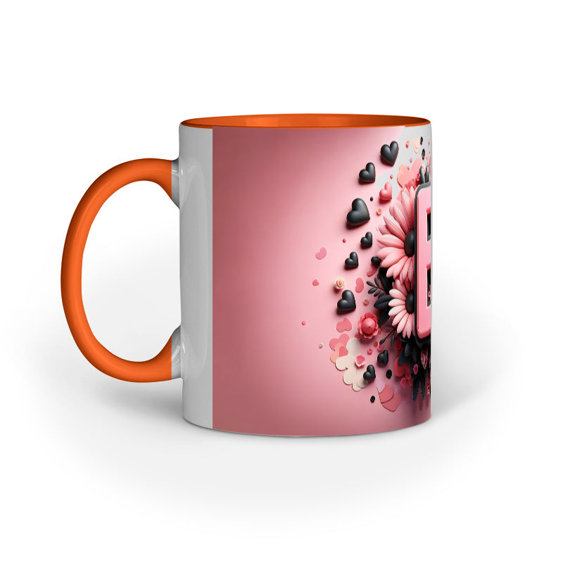 Valentine Alphabet E Mug