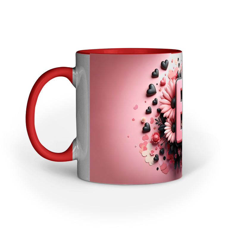Valentine Alphabet E Mug