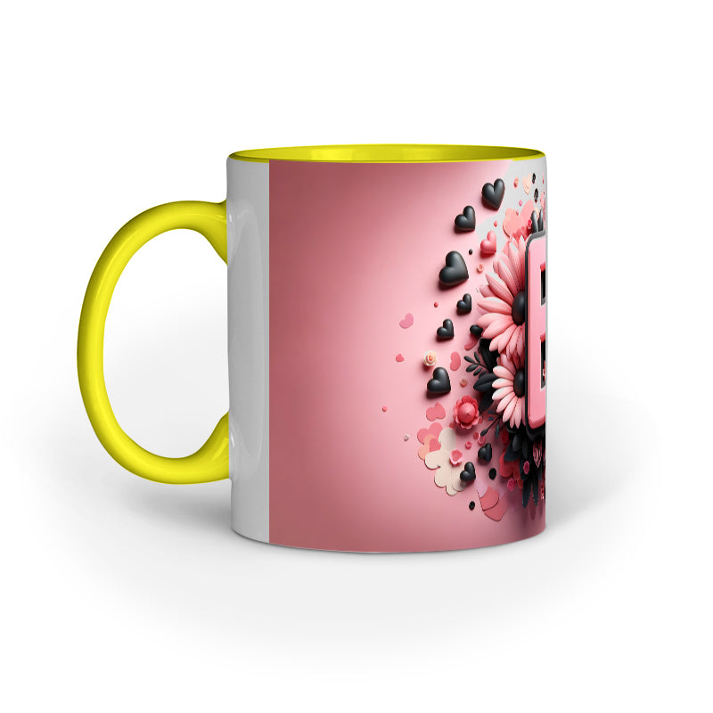 Valentine Alphabet E Mug