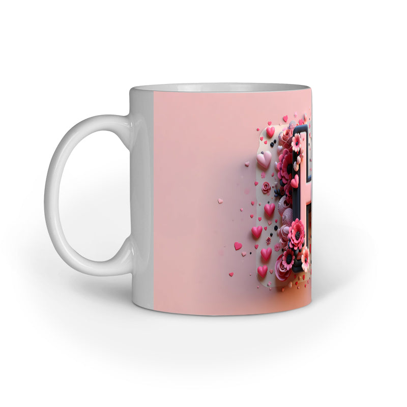 Valentine Alphabet H Mug