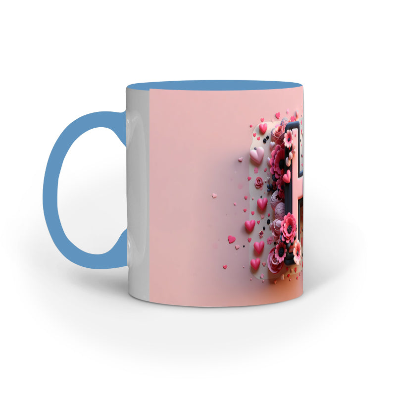 Valentine Alphabet H Mug