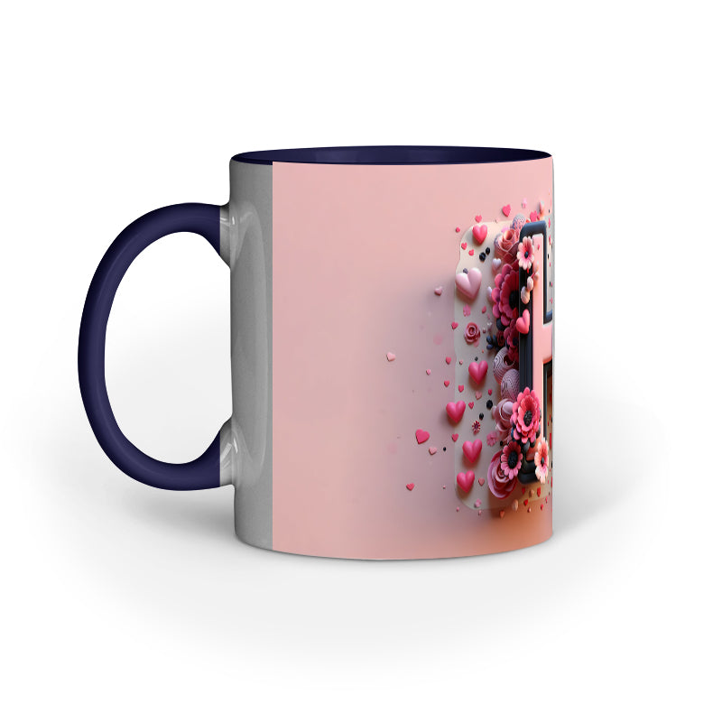 Valentine Alphabet H Mug