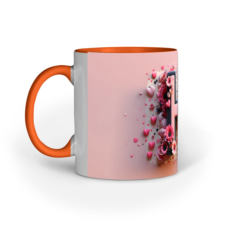 Valentine Alphabet H Mug