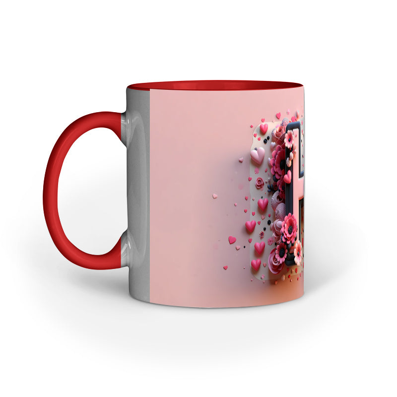 Valentine Alphabet H Mug