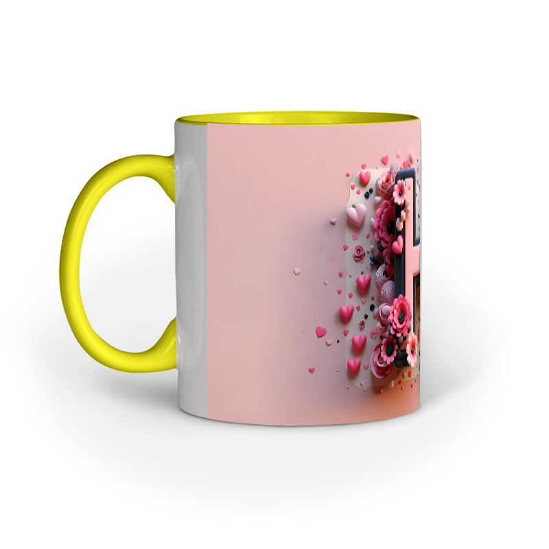 Valentine Alphabet H Mug
