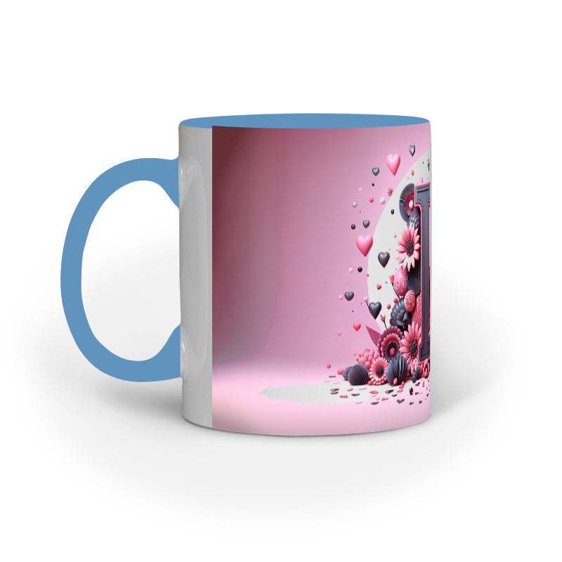 Valentine Alphabet L Mug