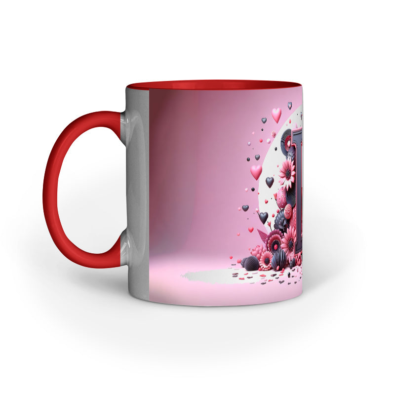 Valentine Alphabet L Mug