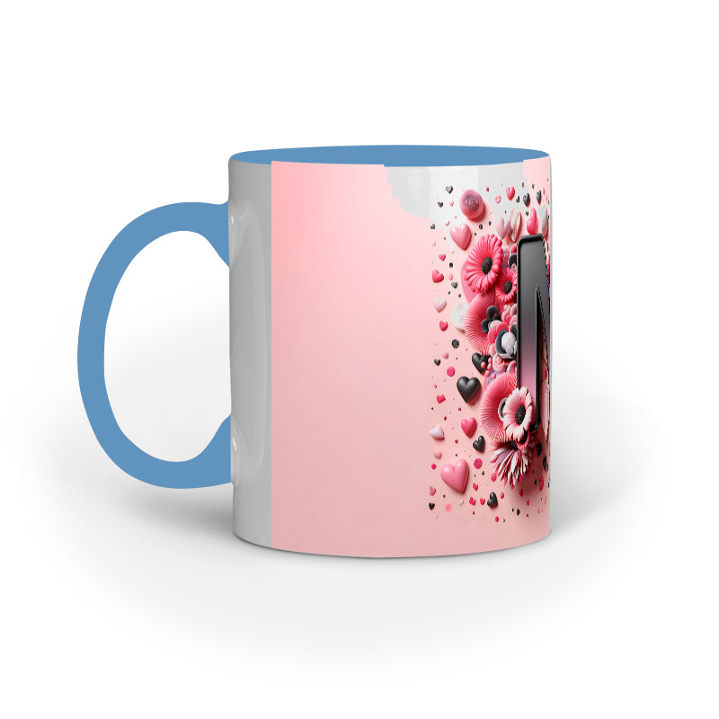 Valentine Alphabet M Mug