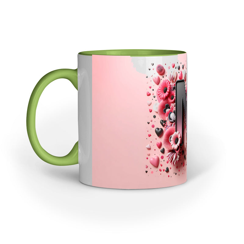 Valentine Alphabet M Mug