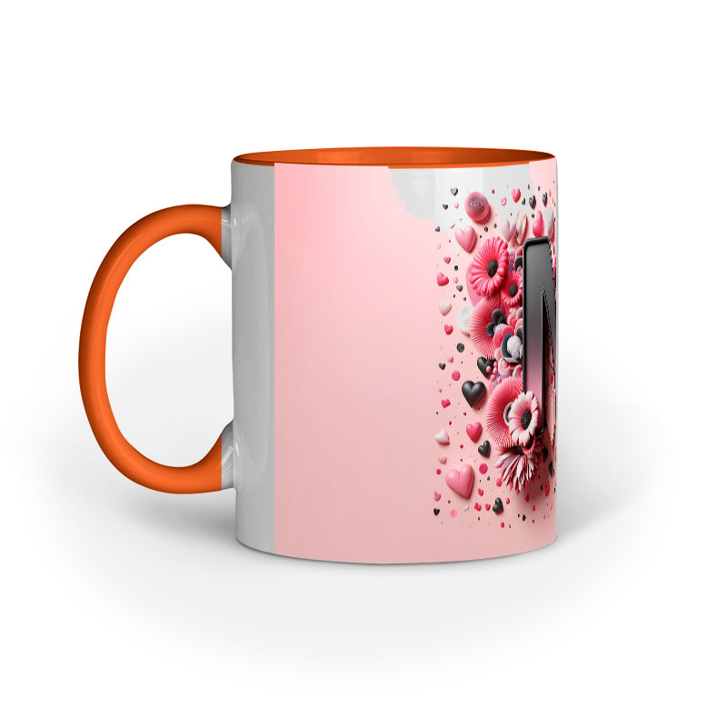 Valentine Alphabet M Mug