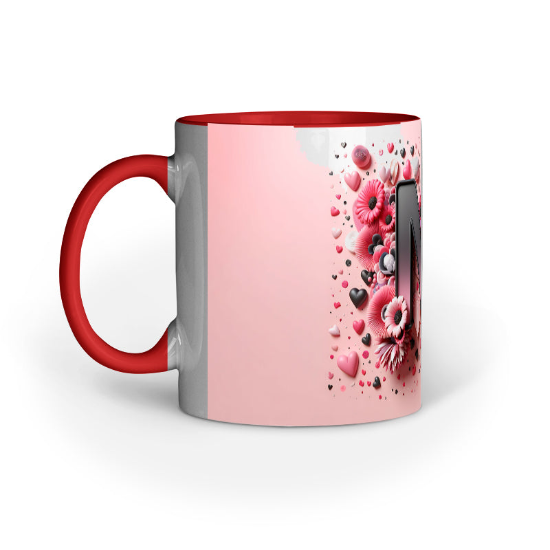 Valentine Alphabet M Mug