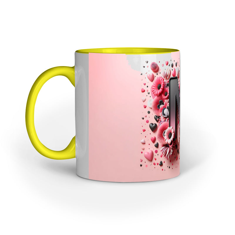 Valentine Alphabet M Mug
