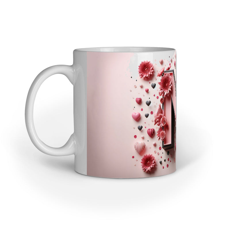 Valentine Alphabet N Mug