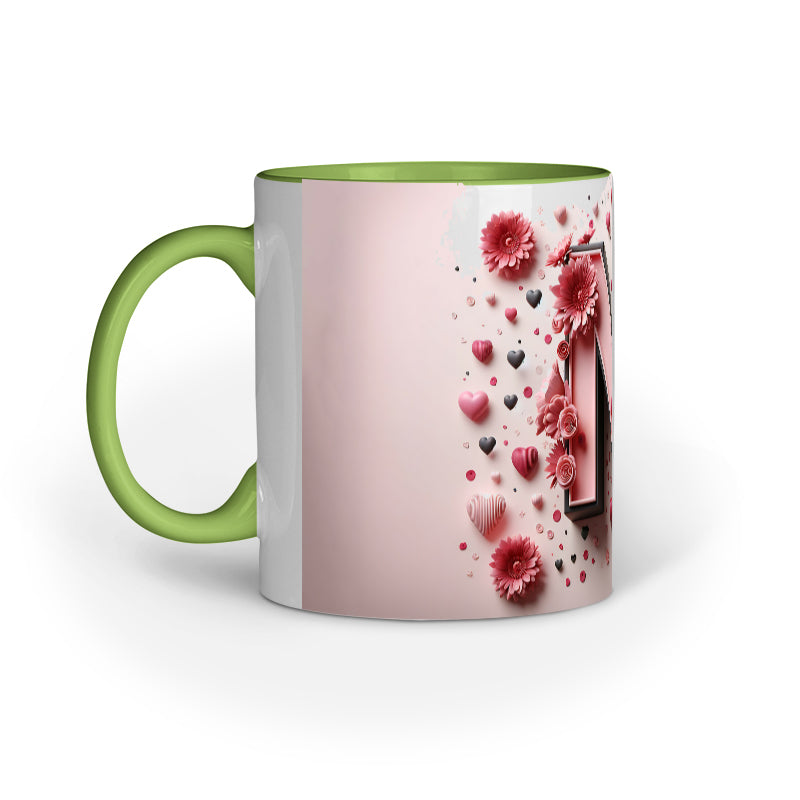 Valentine Alphabet N Mug