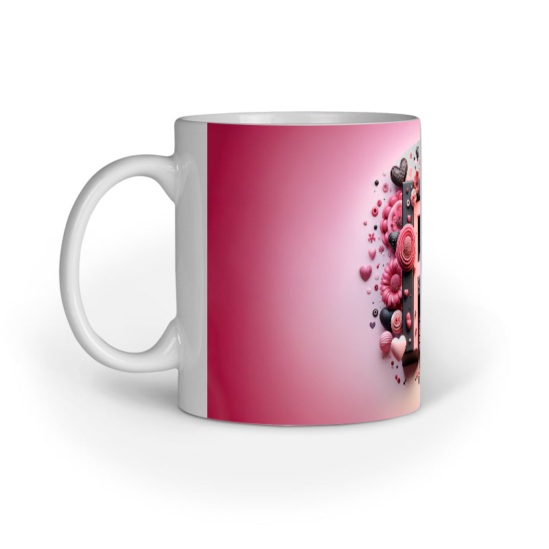 Valentine Alphabet P Mug