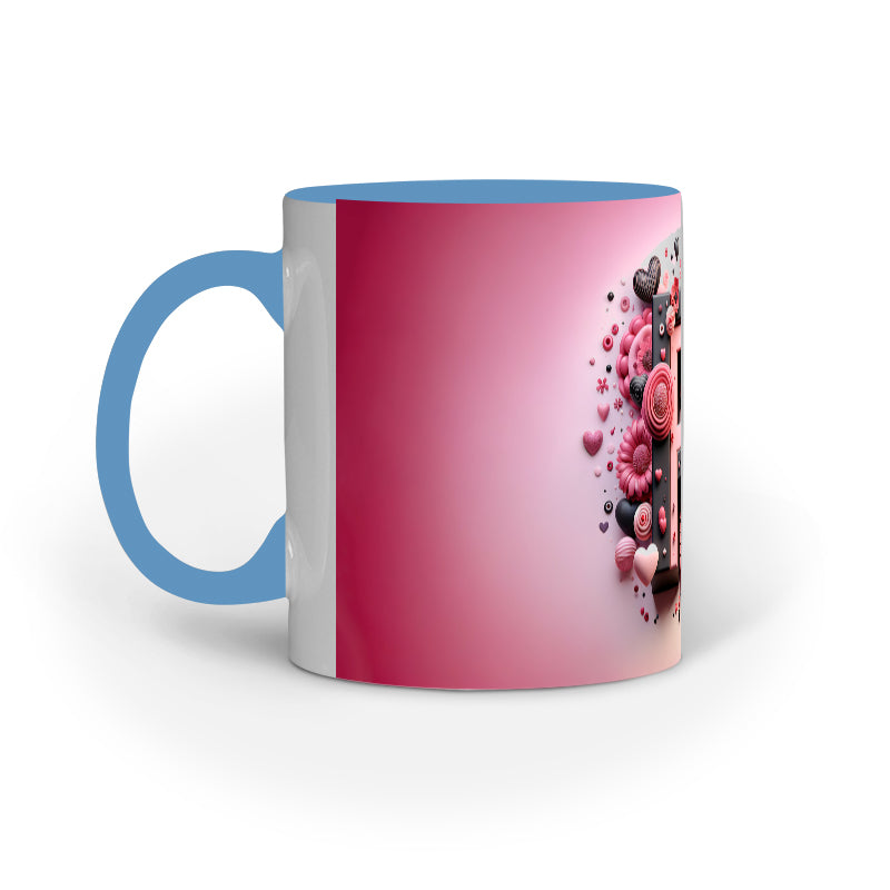 Valentine Alphabet P Mug