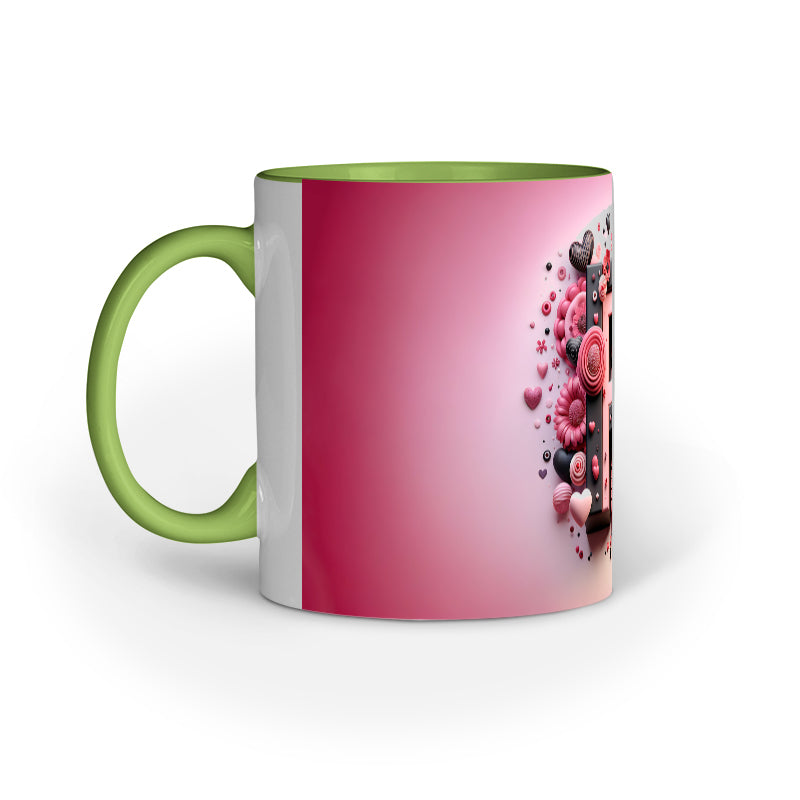 Valentine Alphabet P Mug