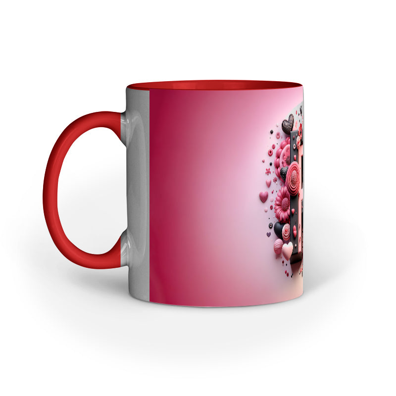 Valentine Alphabet P Mug