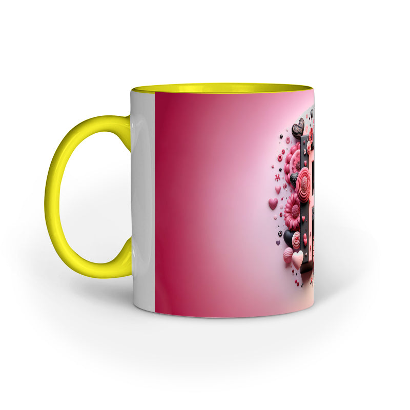 Valentine Alphabet P Mug