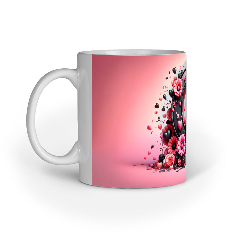 Valentine Alphabet Q Mug