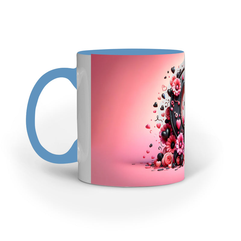 Valentine Alphabet Q Mug