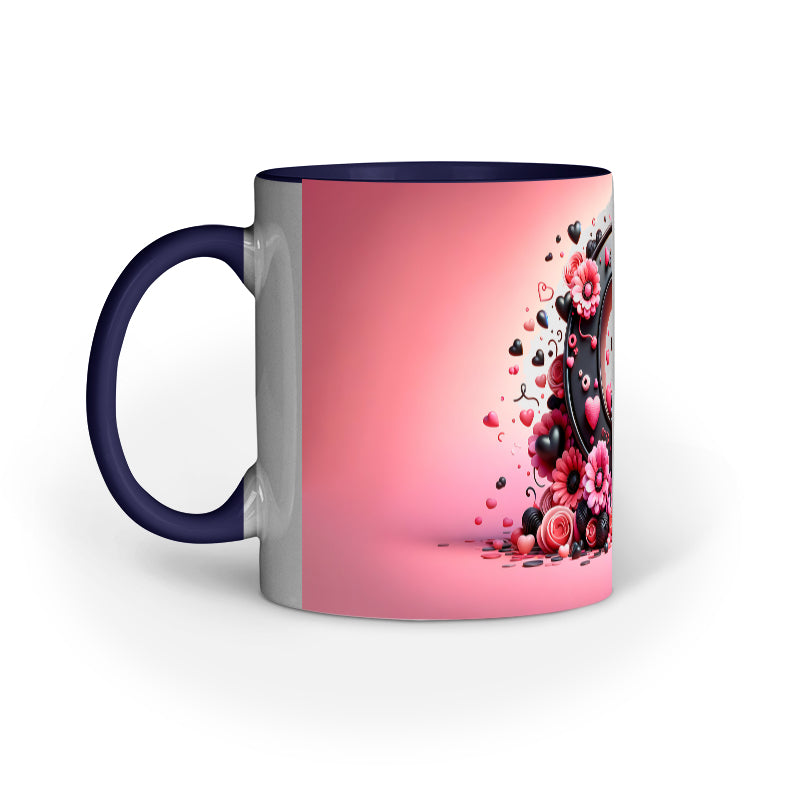 Valentine Alphabet Q Mug