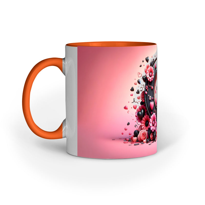 Valentine Alphabet Q Mug