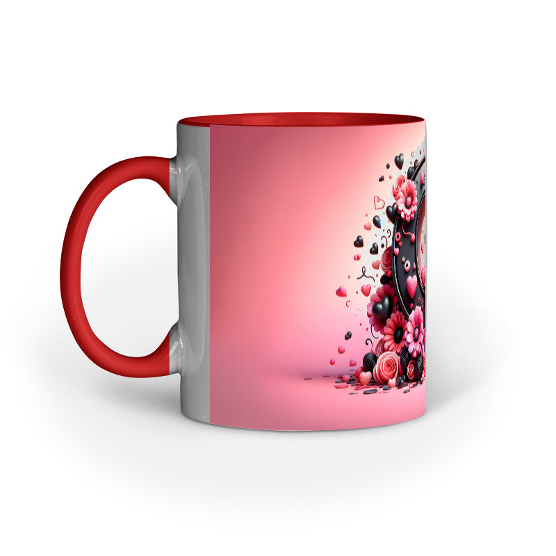 Valentine Alphabet Q Mug