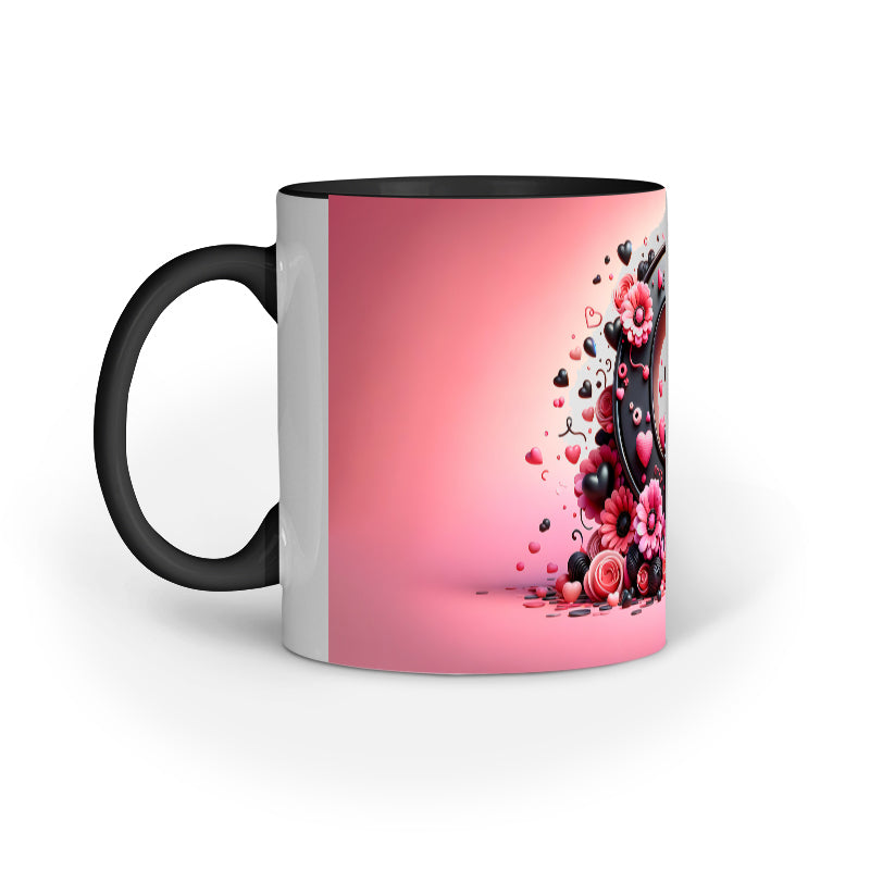 Valentine Alphabet Q Mug